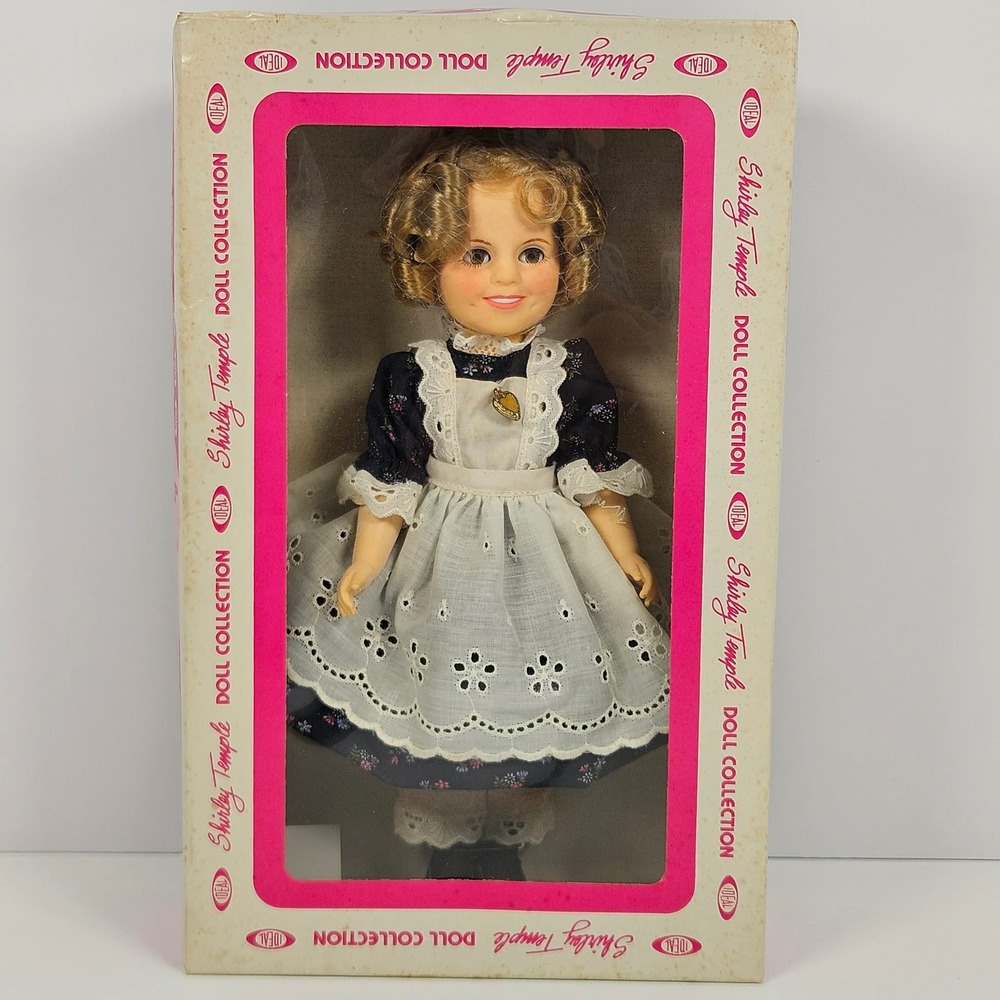 Vintage 1982 Ideal Shirley Temple Doll Collection Vinyl Doll with Original Box